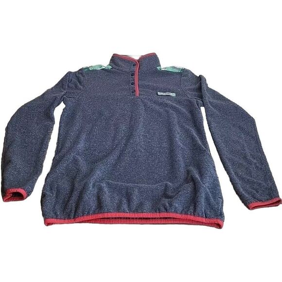Columbia PFG Pullover Womens M Medium Fleece Button Snap‎ Long Sleeve - Picture 1 of 16